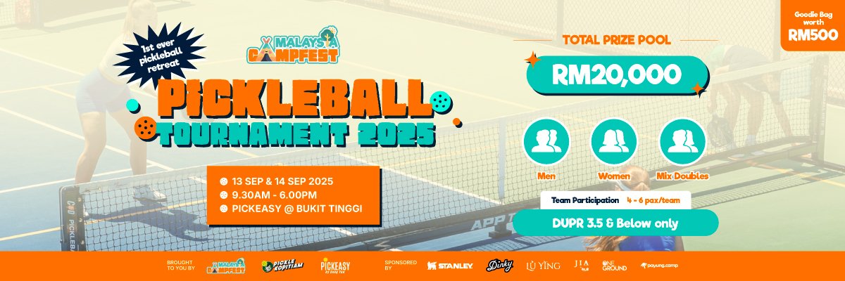 Malaysia Campfest Pickleball Tournament 2025