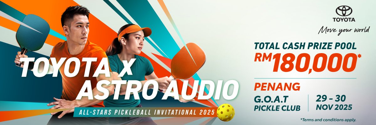 Toyota x Astro Audio All-Stars Pickleball Invitational 2025 Leg 2