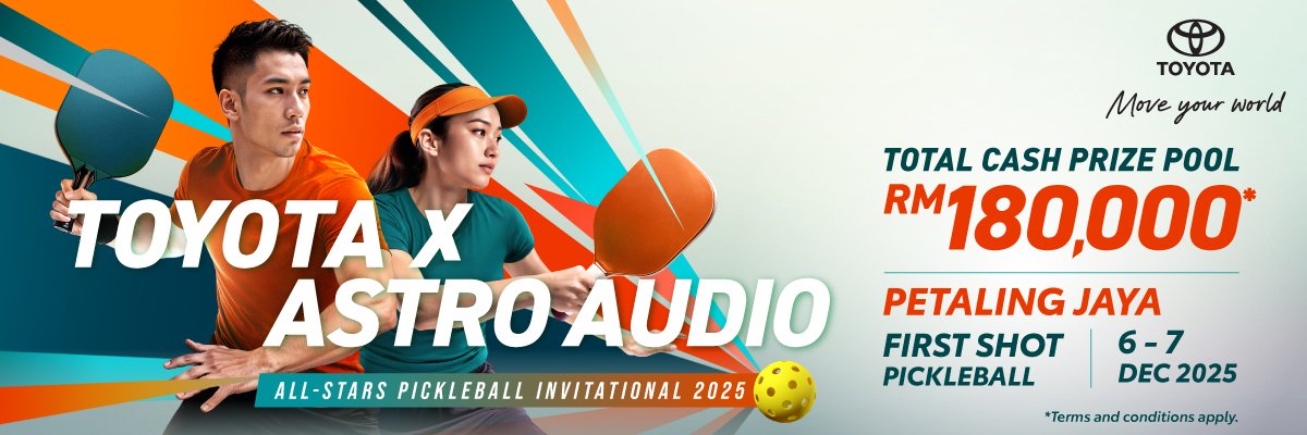 Toyota x Astro Audio All-Stars Pickleball Invitational 2025 Leg 3