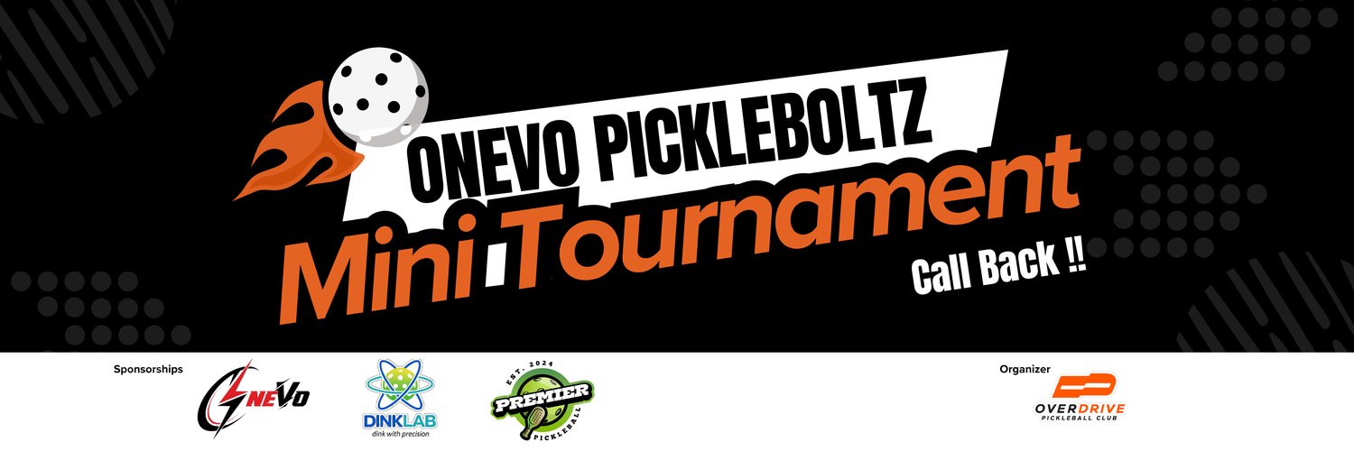 OneVo Pickleboltz Mixed Doubles