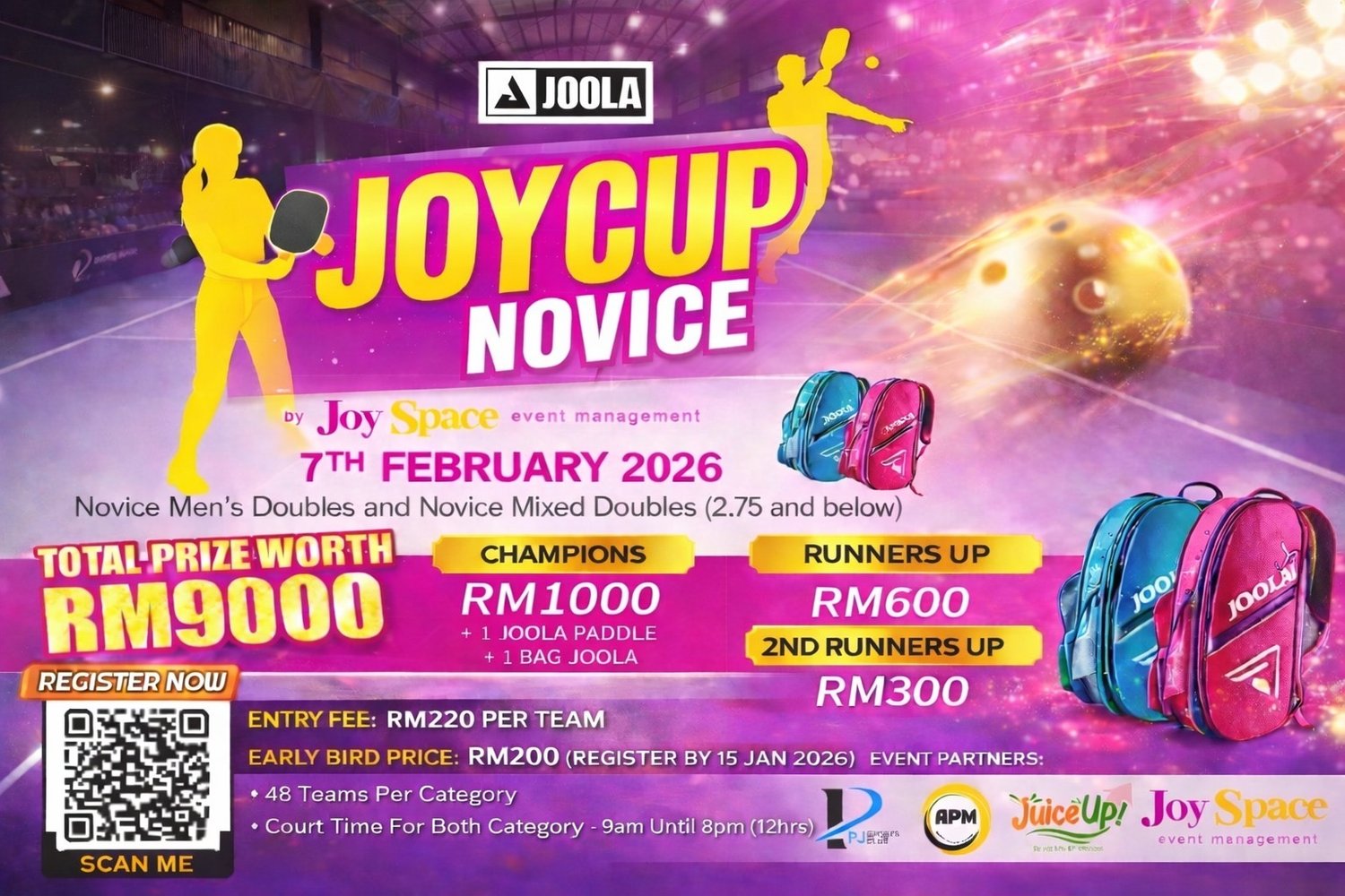 JoyCup Novice by JoySpace Tournament 2026