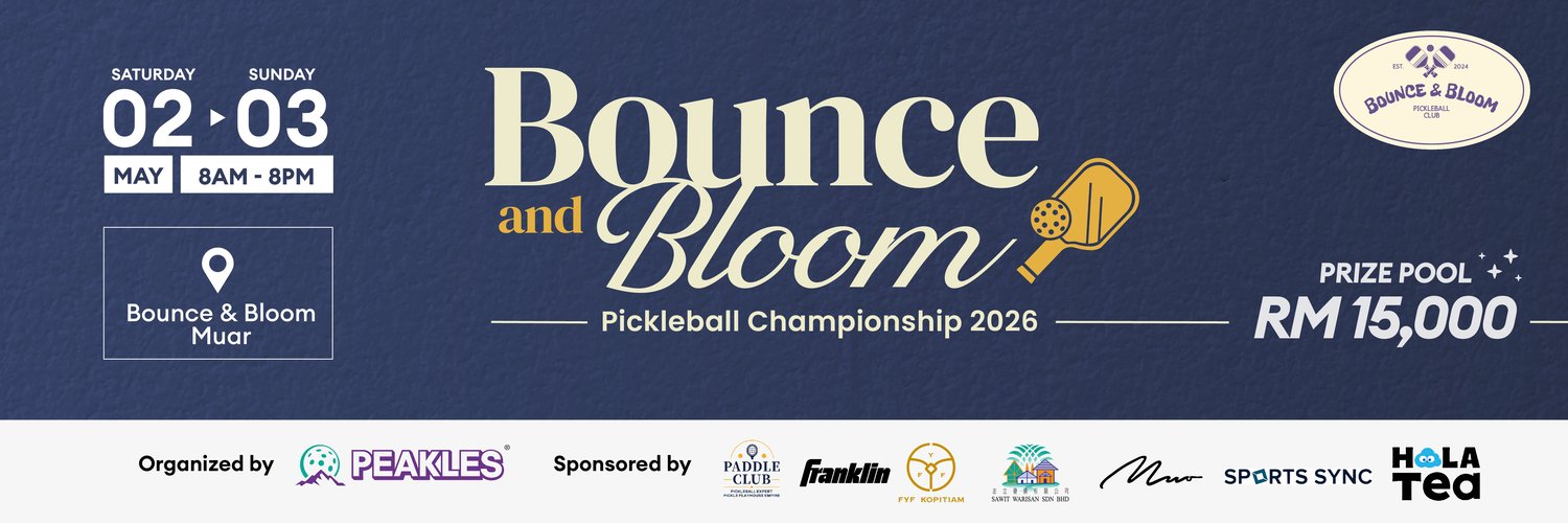 Bounce & Bloom Pickleball Championship 2026