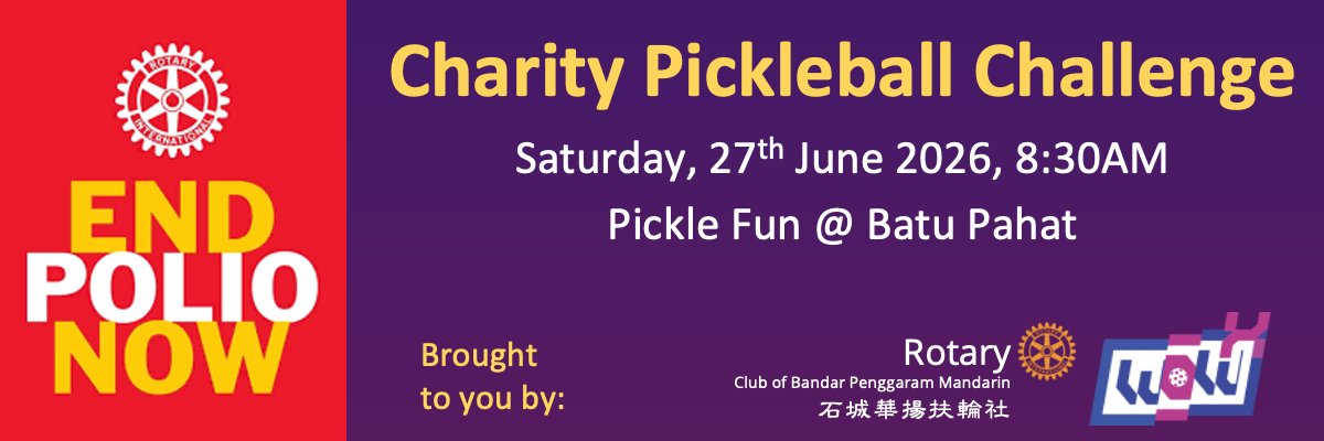 END POLIO NOW Charity Pickleball Challenge