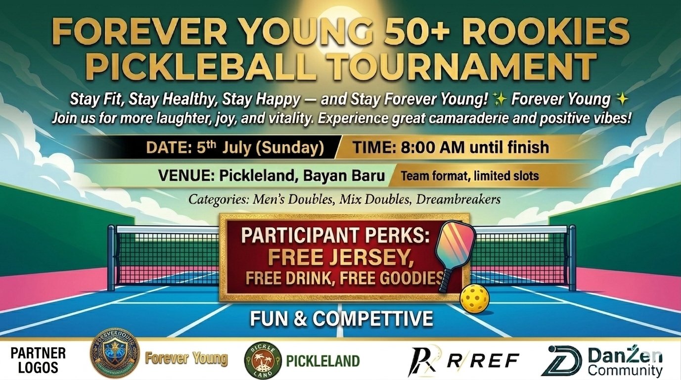 Forever Young 50+ Rookies Pickleball Tournament