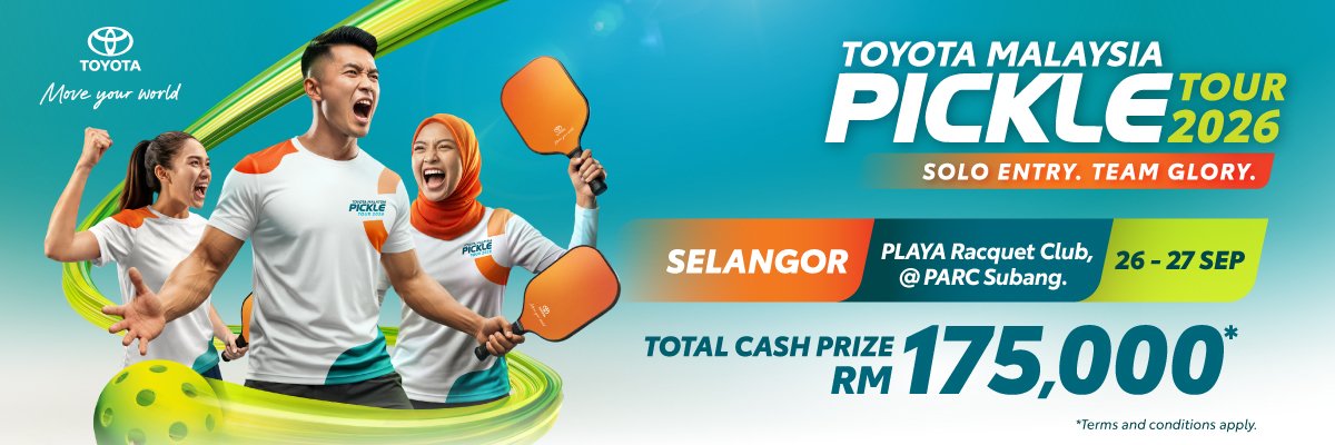 TOYOTA Malaysia Pickle Tour 2026 - Playa Racquet Club, Parq Subang, Selangor