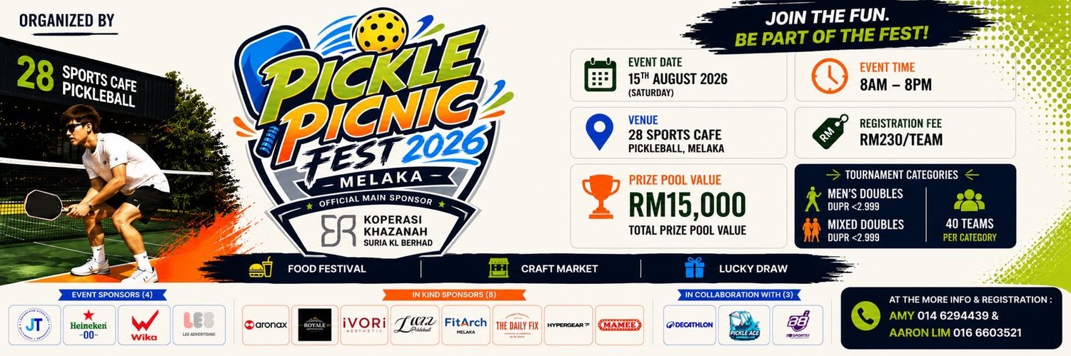 Pickle Picnic Fest 2026 Melaka