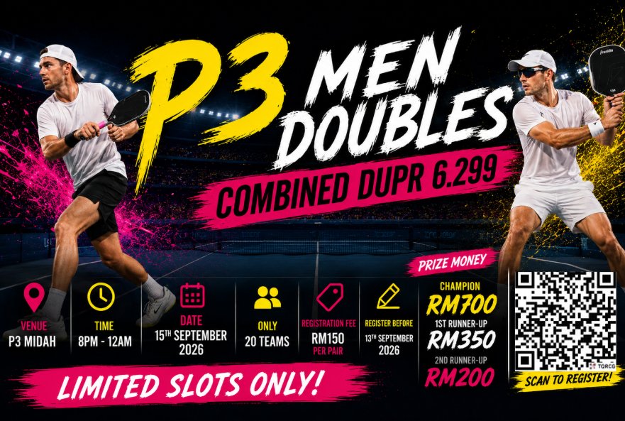 P3 Men Doubles Tournament