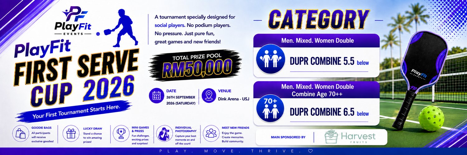 Play Fit First Serve Cup 2026