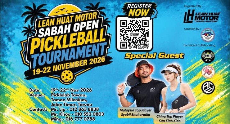 LEAN HUAT MOTOR SABAH OPEN PICKLEBALL TOURNAMENT