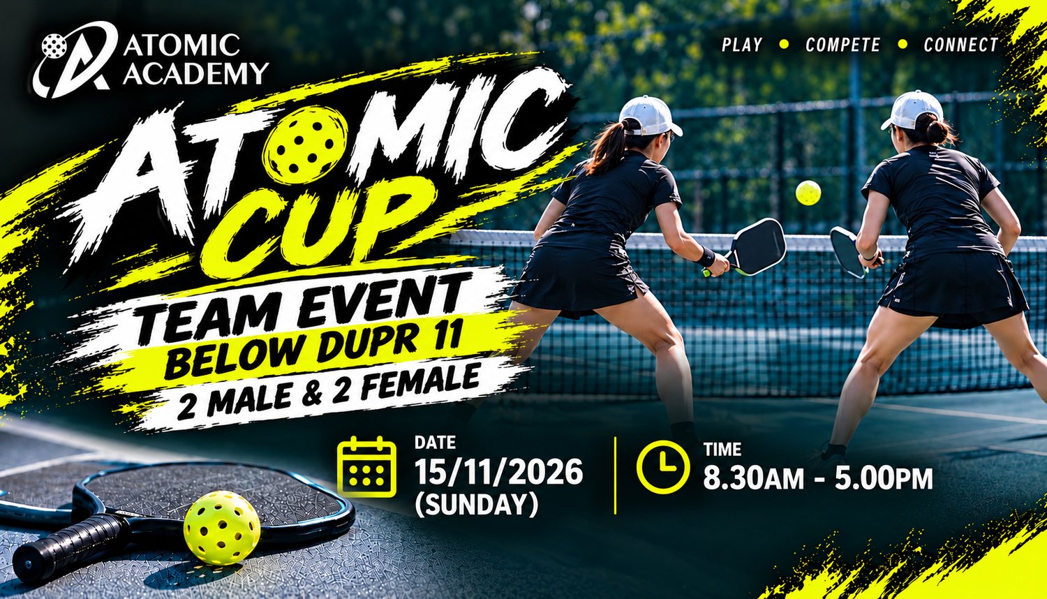 Atomic Cup - Team Event DUPR Below 11