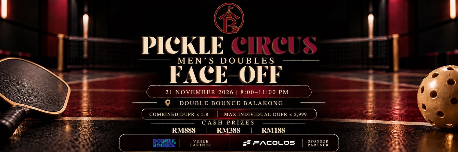 Pickle Circus Men’s Doubles Face-Off (Combined DUPR <5.8)