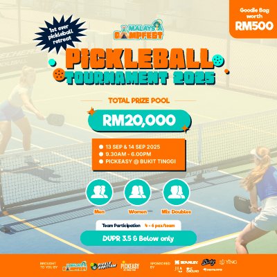 Malaysia Campfest Pickleball Tournament 2025 logo