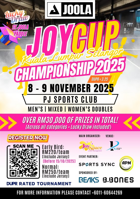 Joy Cup Kuala Lumpur Selangor Championship 2025
