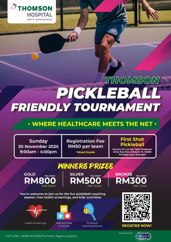 Thomson Pickleball Friendly Tournament 