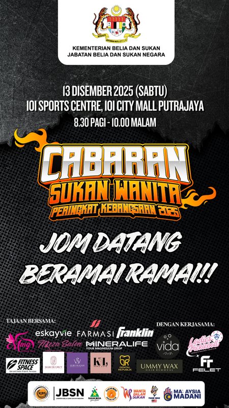 Cabaran Sukan Wanita Peringkat Kebangsaan 2025 logo