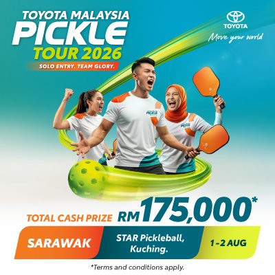 TOYOTA Malaysia Pickle Tour 2026 - Kuching, Sarawak logo