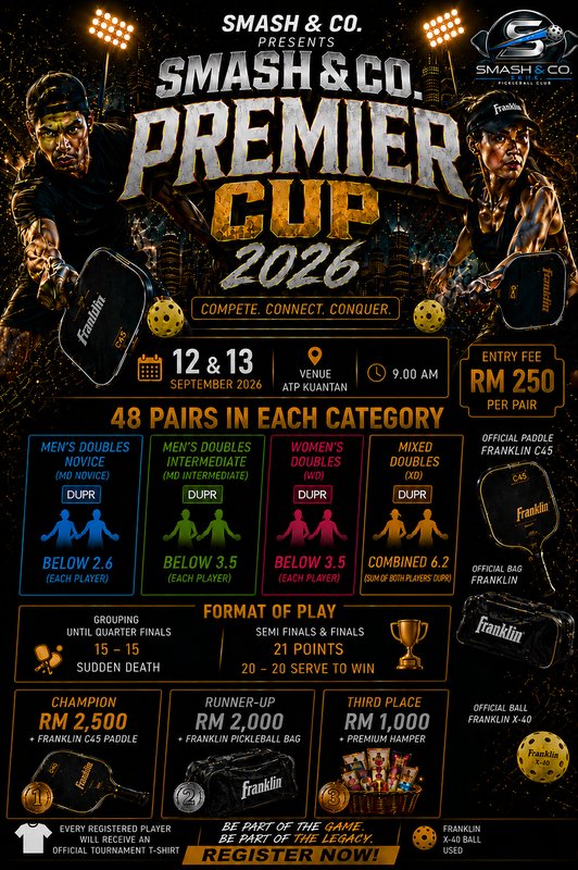SMASH & CO. PREMIER CUP 2026