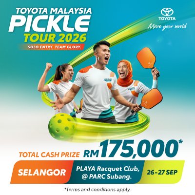 TOYOTA Malaysia Pickle Tour 2026 - Playa Racquet Club, Parq Subang, Selangor