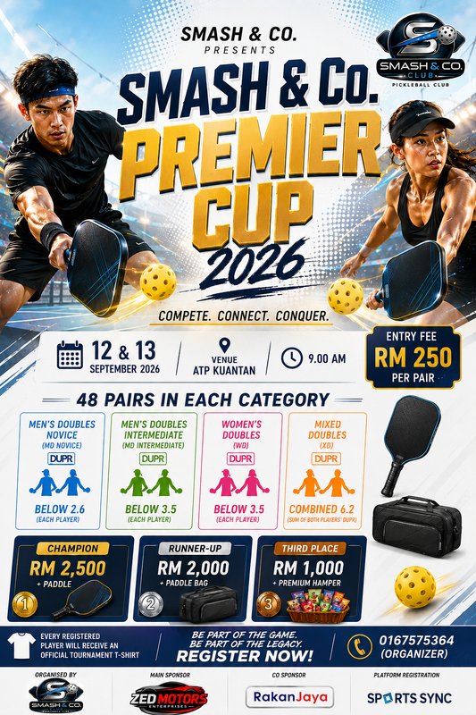 SMASH & CO. PREMIER CUP 2026