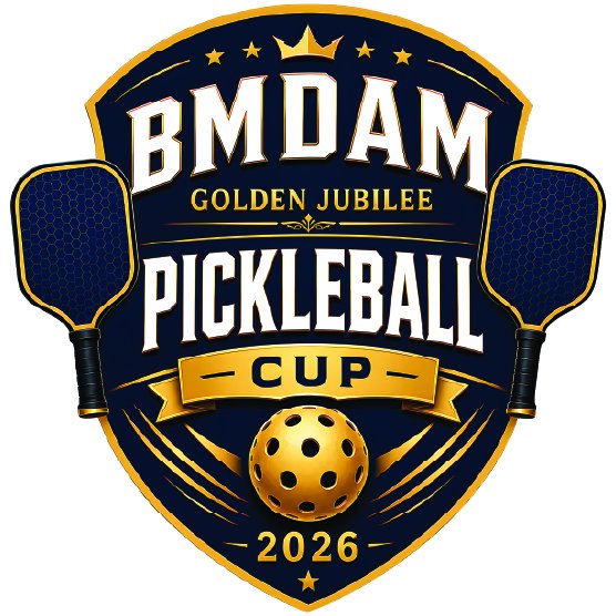 BMDAM Golden Jubilee Pickleball Cup 2026 logo
