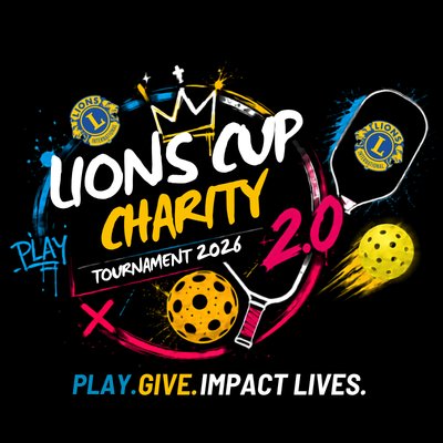 🦁 Lions Cup 2026 - Charity Pickleball Tournament 2.0 logo