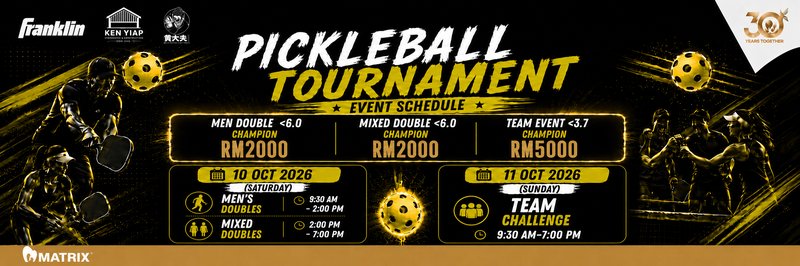 XPARK PICKLEBALL COMPETITION @ SPORT FIESTA  logo