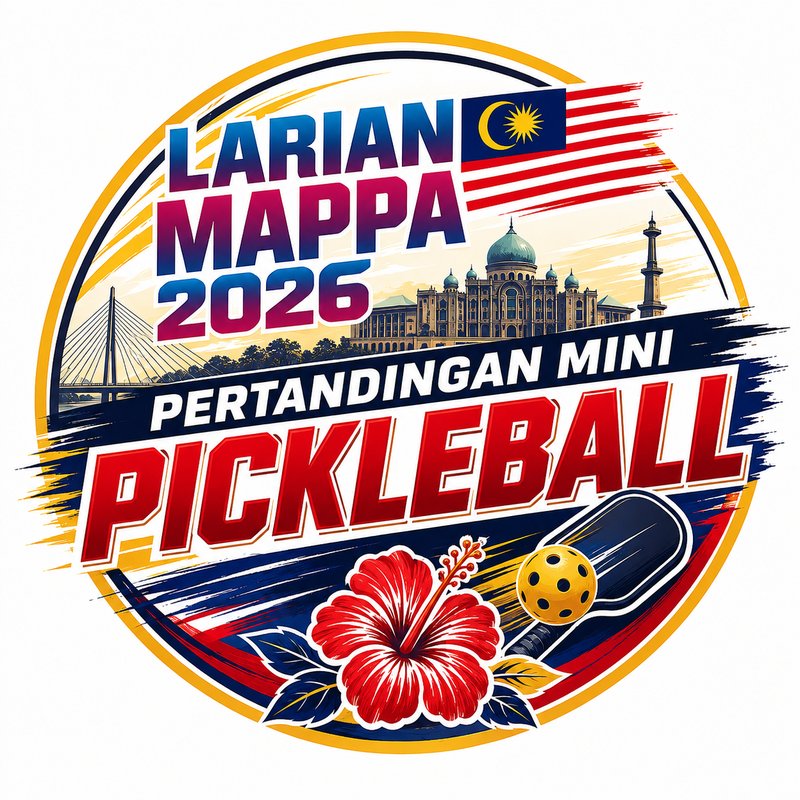 PERTANDINGAN MINI PICKLEBALL Bersempena Larian MAPPA XXI Tahun 2026 logo