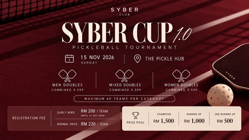 SYBER CUP Pickleball Tournament 1.0